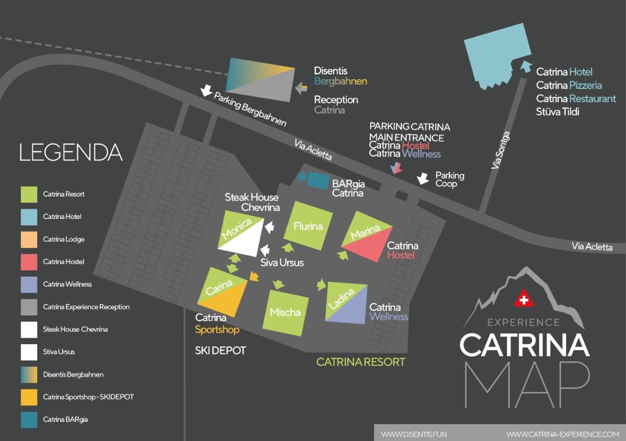 Catrina Resort Disentis Bagian luar foto